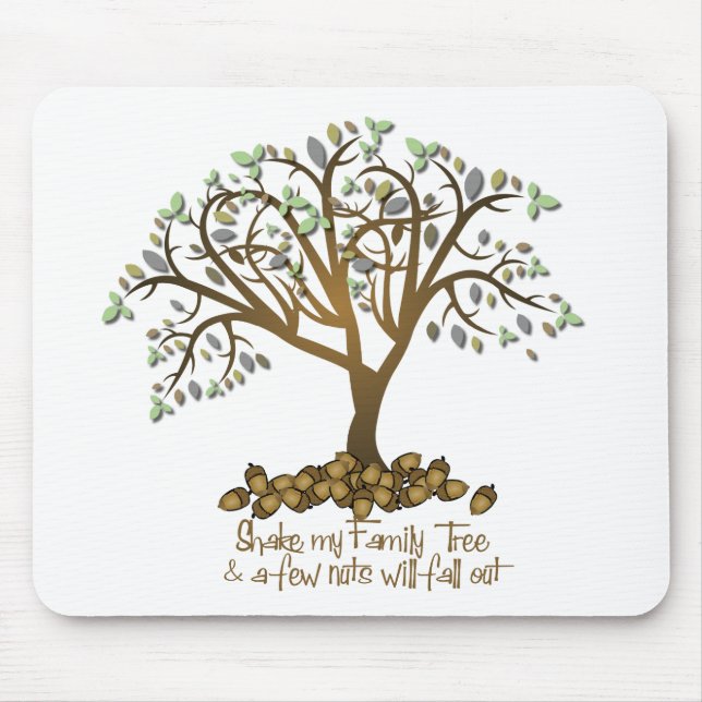 Tapis De Souris Noix d'arbre familial (Devant)