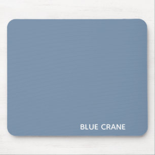 Tapis De Souris Nom de couleur bleu de la grue bleue