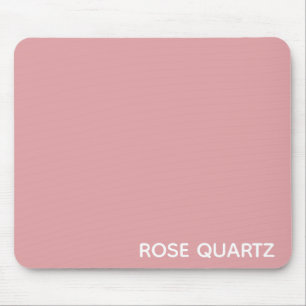 Tapis De Souris Nom de couleur rose quartz rose