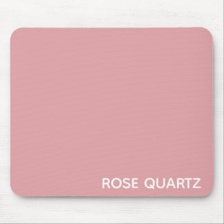 Tapis De Souris Nom de couleur rose quartz rose
