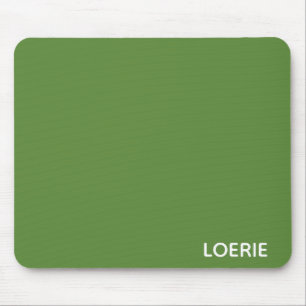 Tapis De Souris nom de couleur vert Loerie