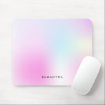 Tapis De Souris Nom du monogramme rose moderne<br><div class="desc">Nom du monogramme rose moderne</div>