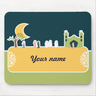 Tapis De Souris Nom islamique mignon de musulmans de bande