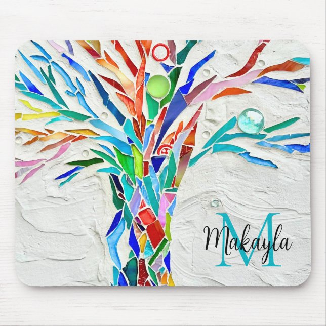Tapis De Souris Nom Mosaic Mosaic Souris Pad (Devant)