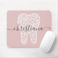 Nom personnalisé Dental Empreinte de léopard Tooth