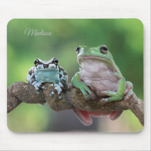 Tapis De Souris Nom personnalisé Frog Souris Pad