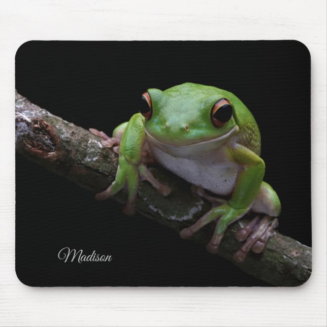Tapis De Souris Nom personnalisé Frog Souris Pad (Devant)