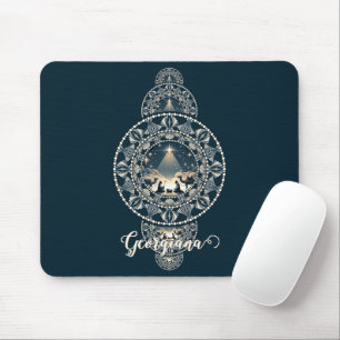 Tapis De Souris Nom personnalisé Holy Star of Wonder Ornamental Ma