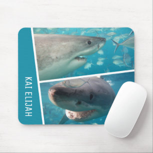 Tapis De Souris Nom personnalisé Sharks Ocean Australia Photo Coll