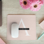 Tapis De Souris Nom personnel minimaliste Pastel Pink<br><div class="desc">Nom personnel minimaliste Pastel Pink</div>