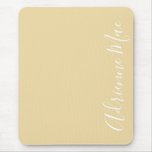 Tapis De Souris Nom tout simplement élégant Sunlight Ivory Personn