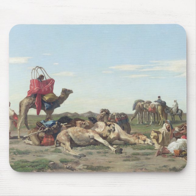 Tapis De Souris Nomades dans le désert, 1861 (Devant)