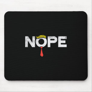 Tapis De Souris Non Anti-trump Cravate Rouge Perruque Arrêtez Dona