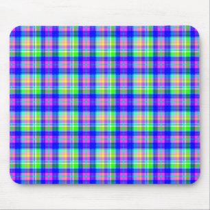 Tapis De Souris Non lumineux multicolore avec un motif à damiers