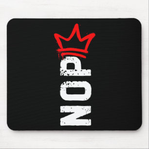 Tapis De Souris Non Non Rois Panneau De Protestation Drôle Anti-tr