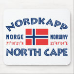 Tapis De Souris NORDKAPP Norvège mousepad<br><div class="desc">Voir mon magasin pour plus d'articles avec ce design.</div>