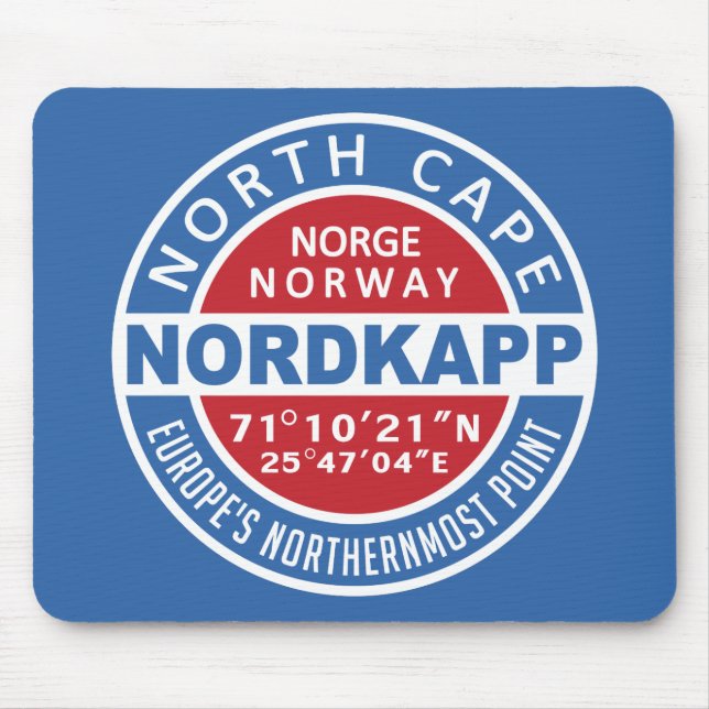 Tapis De Souris NORDKAPP Norvège mousepad (Devant)