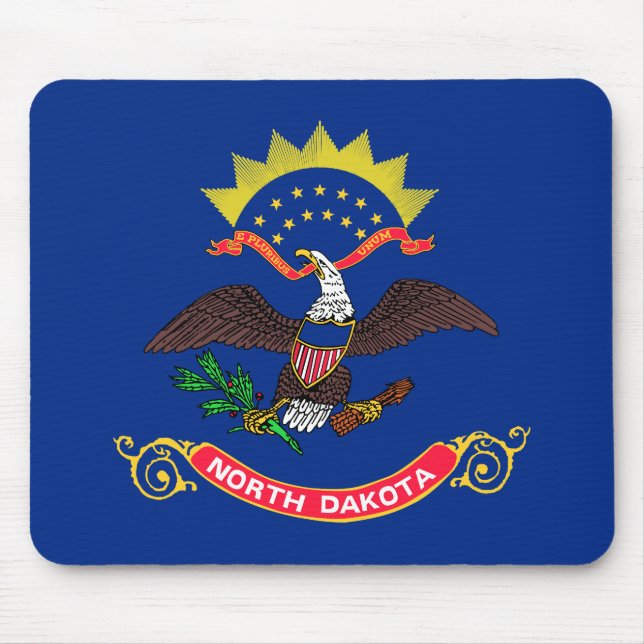 Tapis De Souris North Dakota State Flag (Devant)