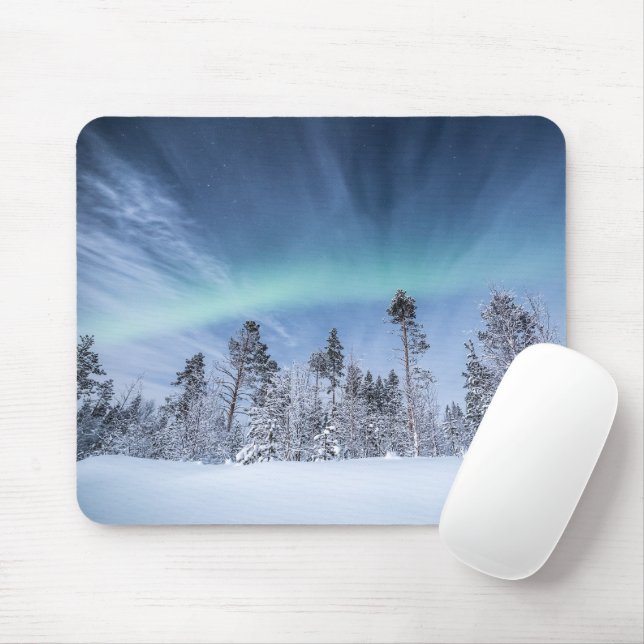 Tapis De Souris Northern Lights Norvège (Avec souris)