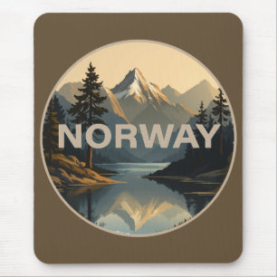 Tapis De Souris Norvège Norge Scandinavie Europe