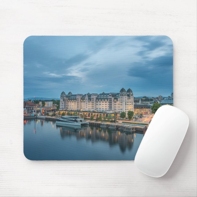 Tapis De Souris Norvège Oslo (Avec souris)