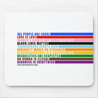 Tapis De Souris Nos valeurs sont