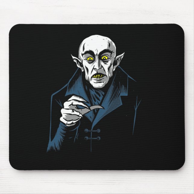 Tapis De Souris Nosferatu Halloween Vampire Horreur Dracula (Devant)