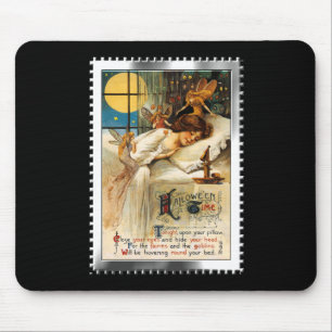 Tapis De Souris Nostalgale Halloween Swood Goblins et fées