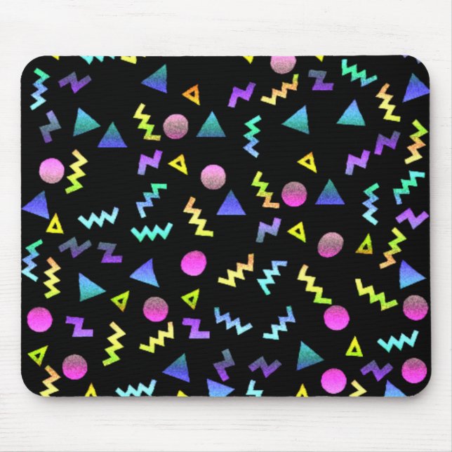 Tapis De Souris Nostalgic 80s 90s arcade / cinéma / bowling (Devant)