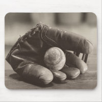 Nostalgie du baseball - Mitt et Baseball