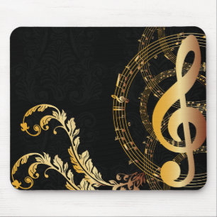 Tapis De Souris Note Gold de luxe