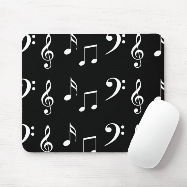 Tapis De Souris Notes de musique Musique (Avec souris)