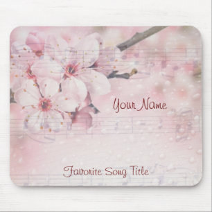 Tapis De Souris Notes de musique Smart Coque iPad Cherry Blossoms