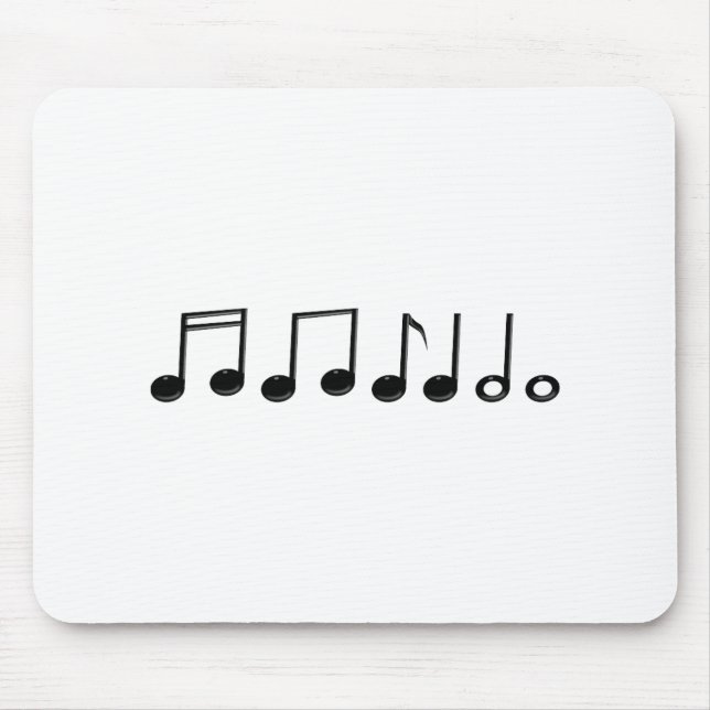 Tapis De Souris Notes musicales (Devant)