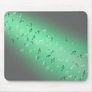 Tapis De Souris Notes musicales Mat de souris vert clair