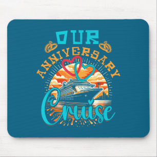 Tapis De Souris Notre croisière d'anniversaire de mariage croisièr