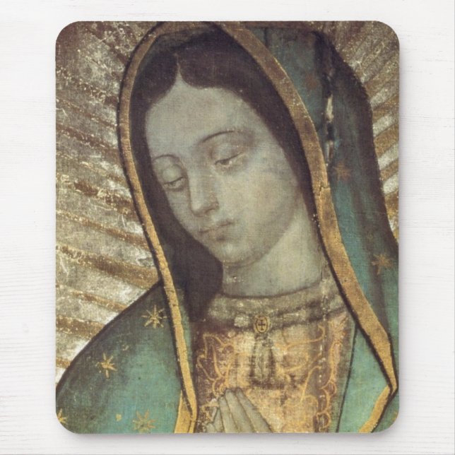 TAPIS DE SOURIS NOTRE DAME DE GUADALUPE PRIE POUR NOUS (Devant)