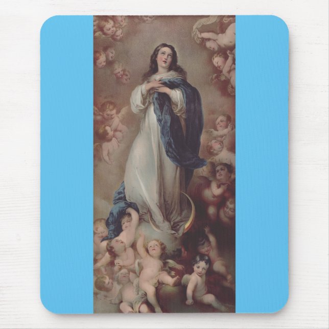 Tapis De Souris Notre-Dame de l'Immaculée Conception Art (Devant)