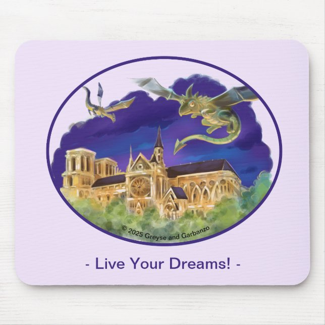 Tapis De Souris Notre Dame Mousepad - Rêves (Devant)