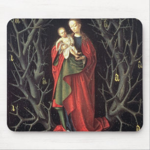 Tapis De Souris Notre Madame de l'arbre sec c.1450 (huile sur le