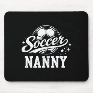Tapis De Souris Nounou de football Famille de fans de football ass