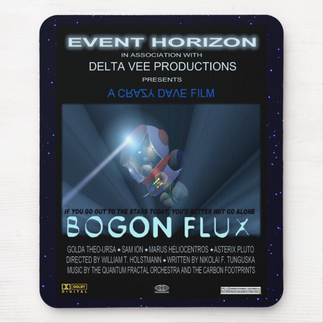 Tapis De Souris Nounours dans l'espace (Devant)