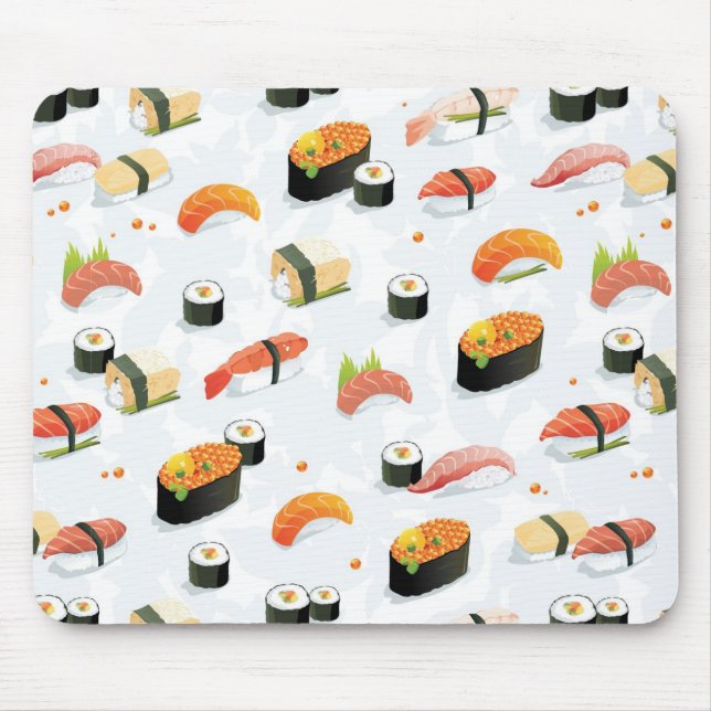 Tapis De Souris Nourriture japonaise : Motif de sushi (Devant)