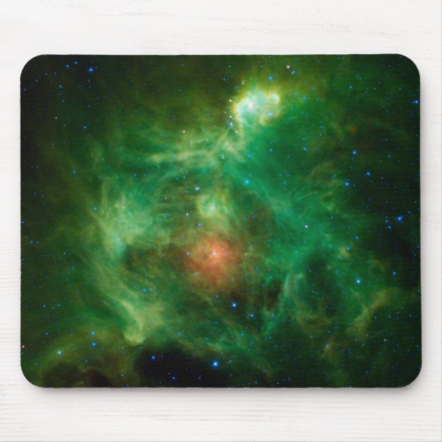 Tapis De Souris Nourriture stellaire en Mousepad vert (Devant)