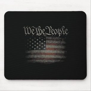 Tapis De Souris Nous Le Peuple Drapeau Usa 4 juillet Nous Déchiron