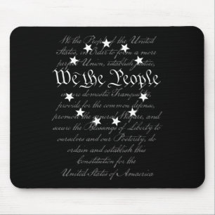 Tapis De Souris Nous Le Peuple Préambule La Constitution Américain