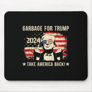 Tapis De Souris Nous ne sommes pas Garbyge Votétrump 2024 partisan