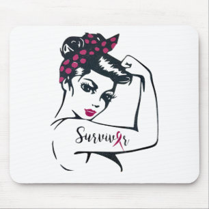 Tapis De Souris Nous Pouvons Le Traiter Rosie Riveter Cancer Du Se