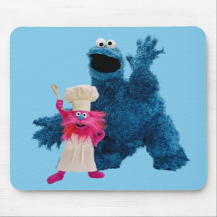 Tapis De Souris Nous sommes des gourmands Pose classique