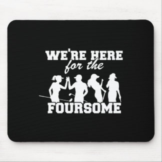 Tapis De Souris Nous sommes là pour le quatuor humour sarcastique